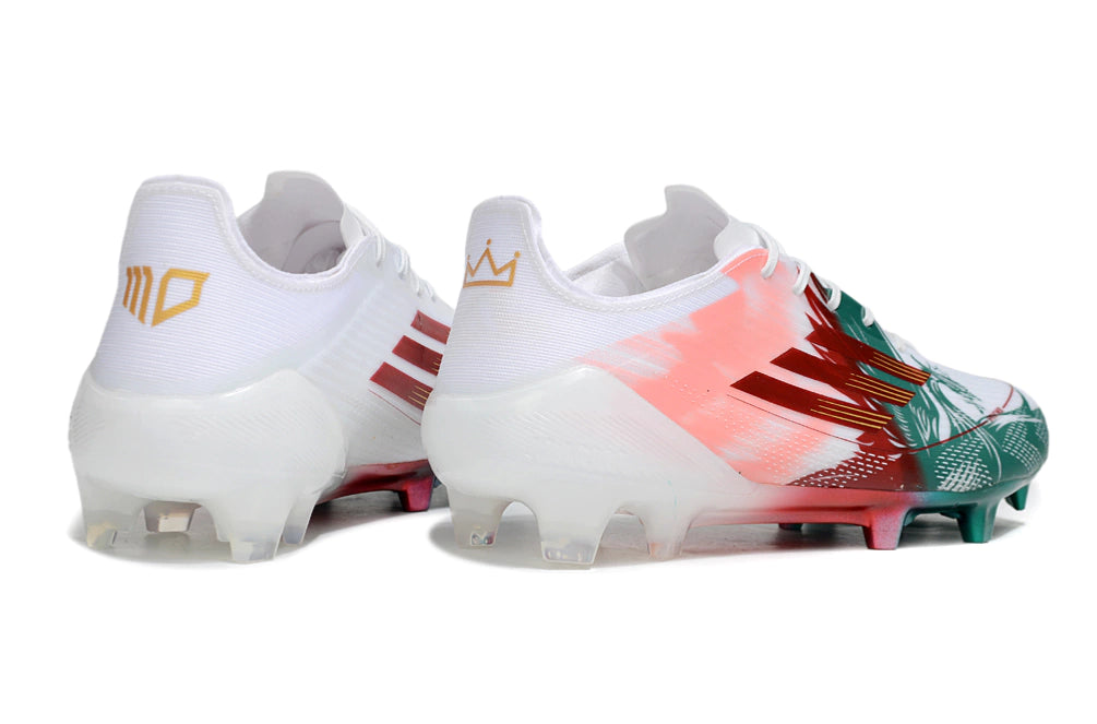 Chuteira Adidas F50 X Campo - Verde/Vermelho