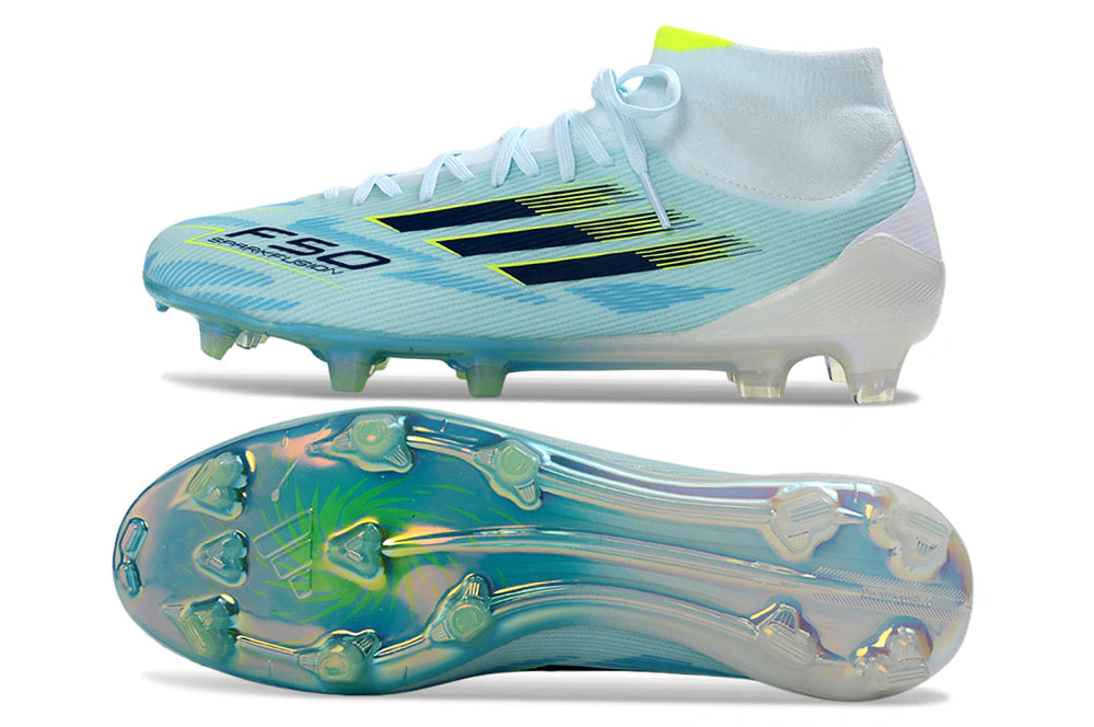 Chuteira Adidas F50 Elite Mid Campo - Azul