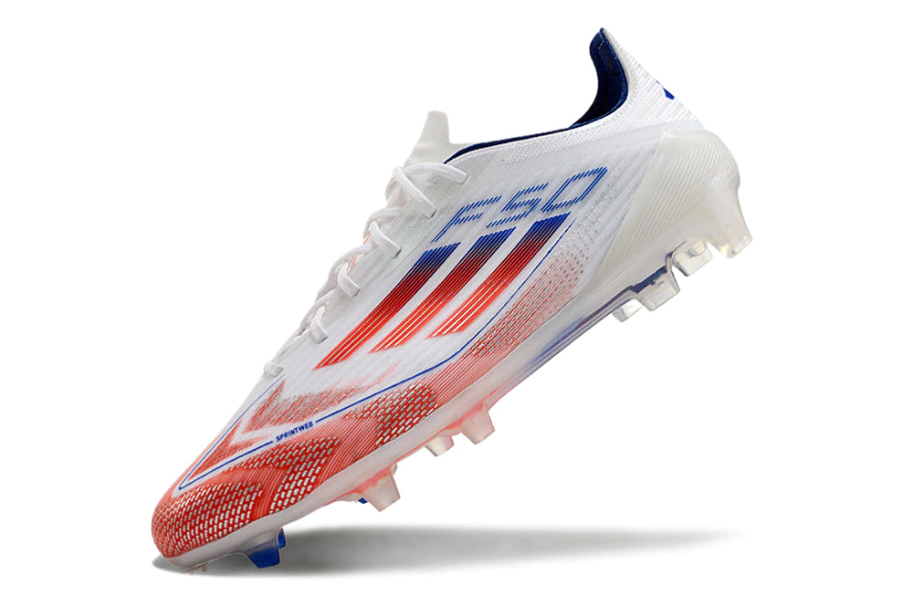 Chuteira Adidas F50 X Campo Branco/Vermelho