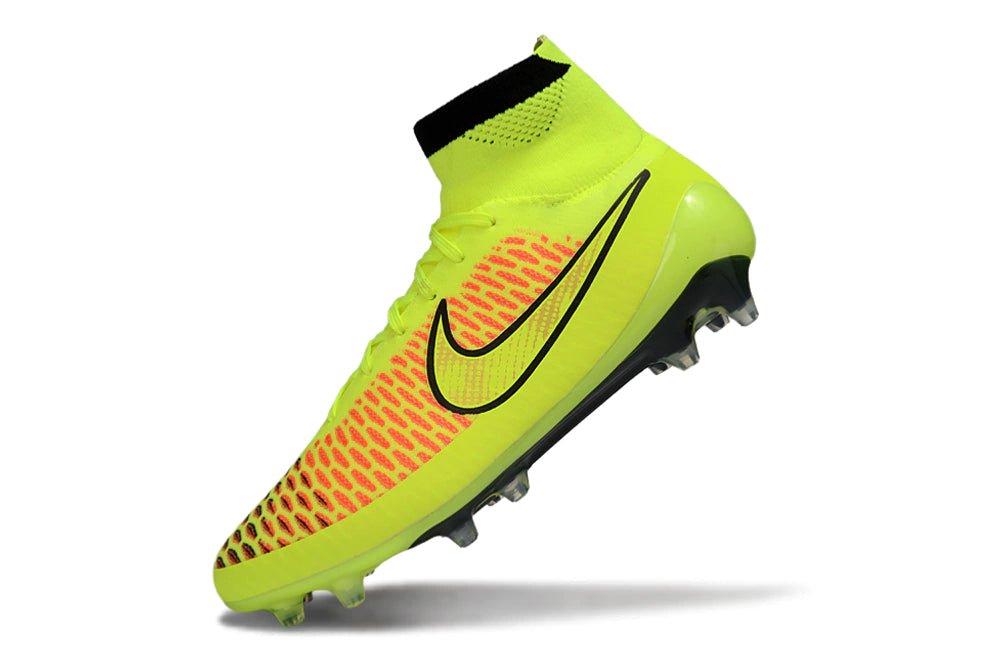 Chuteira Campo Nike Magista Obra FG - Amarelo