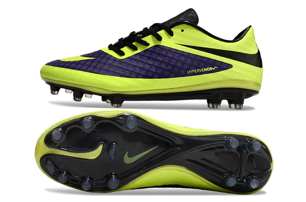 Chuteira Nike Hypervenom Phantom FG - Verde/Preto