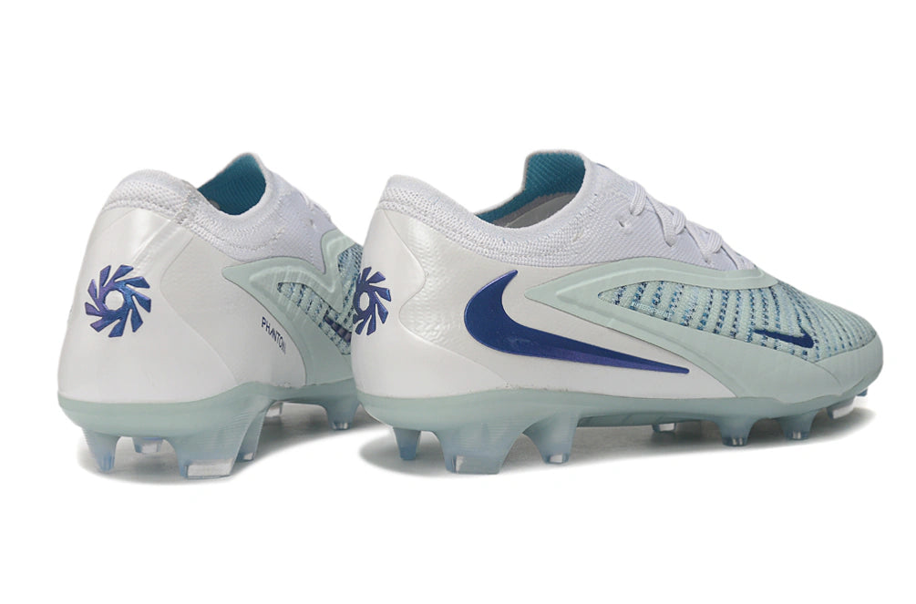 Chuteira Campo NIKE Phantom 6 Elite FG - Azul/Branco