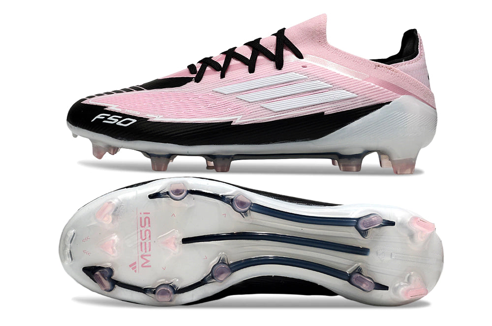 Chuteira Adidas F50 X Campo - Rosa/Branco