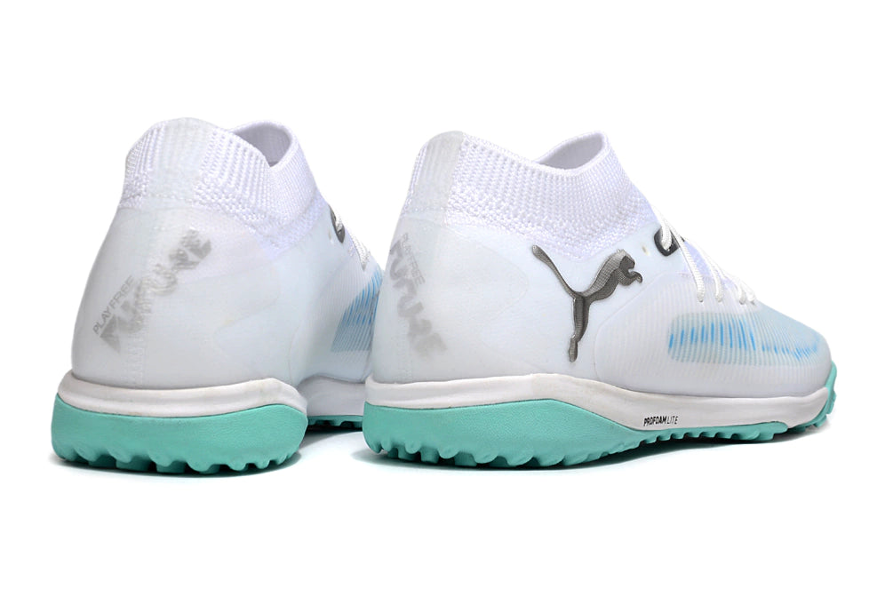 Chuteira Puma Future 8 Match Society - Branco/Azul