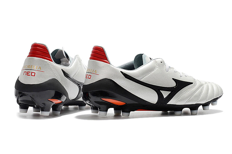 Chuteira Mizuno Morelia Neo 2 Campo FG - Branco/Preto