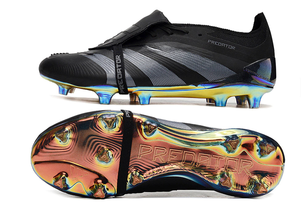 Chuteira Adidas Predstrike Elite Campo "Black Pack"