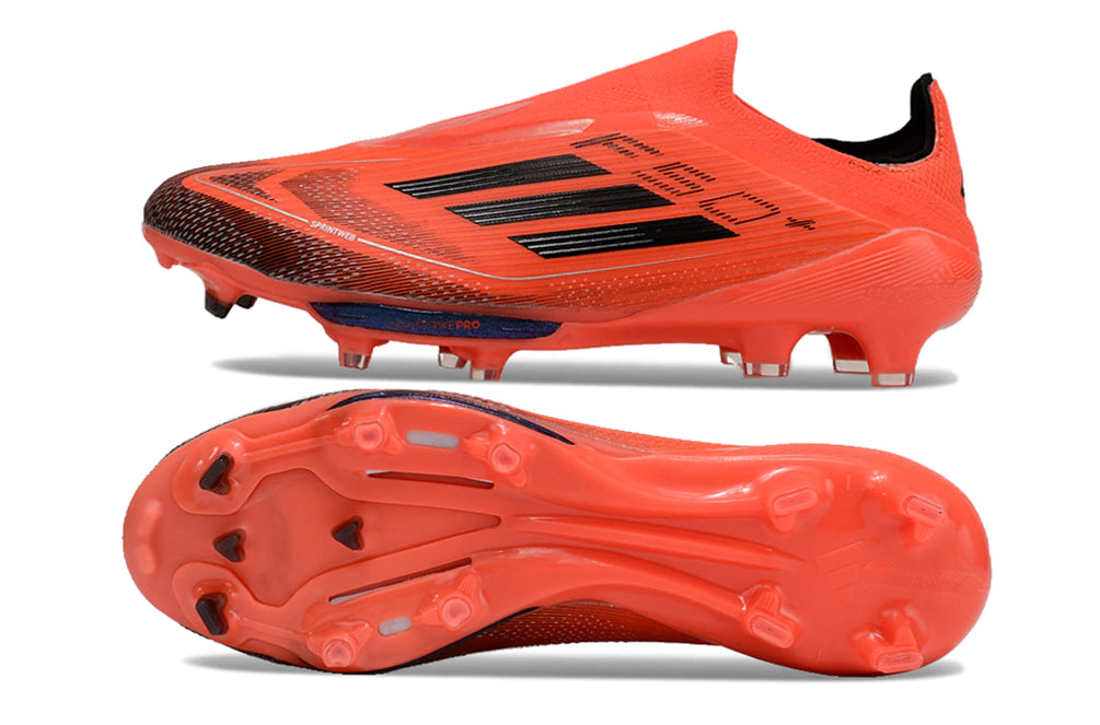 Chuteira Adidas F50+ Elite Campo - Preto/Vermelho