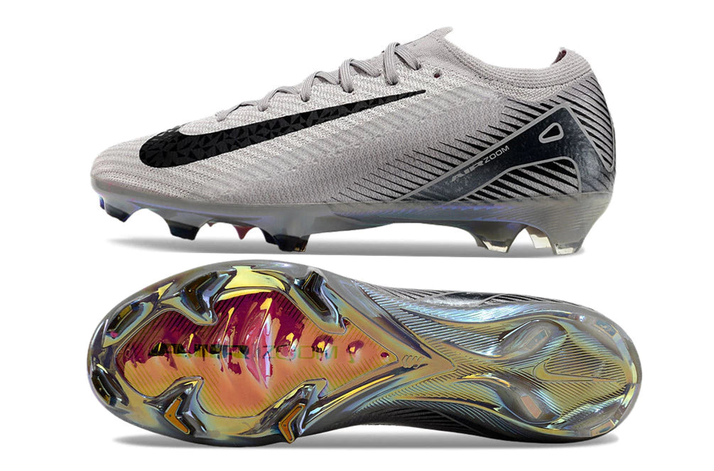 Chuteira Nike Air Zoom Mercurial Vapor 16 Elite FG - Cinza/Preto