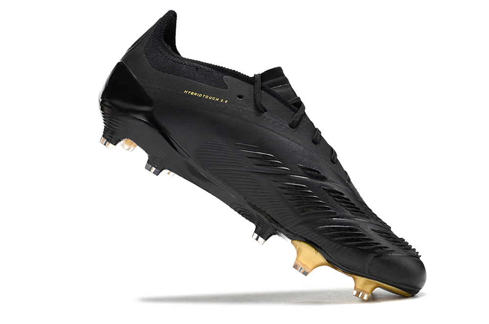 Chuteira Adidas Predator Elite Campo FG - Preto/Dourado