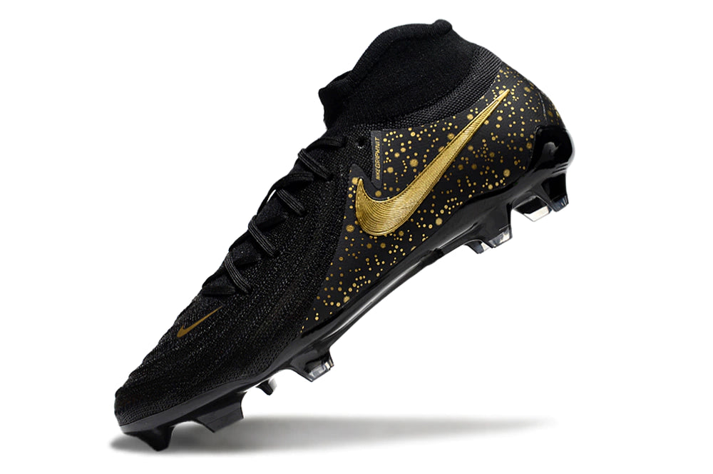Chuteira Nike Phantom Luna 2 Elite Campo FG - Preto/Dourado