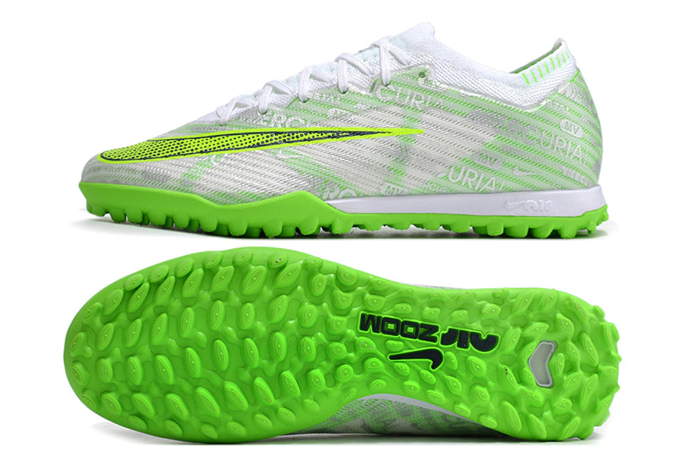Chuteira Nike Mercurial Vapor 15 Elite Society - Branco/Verde