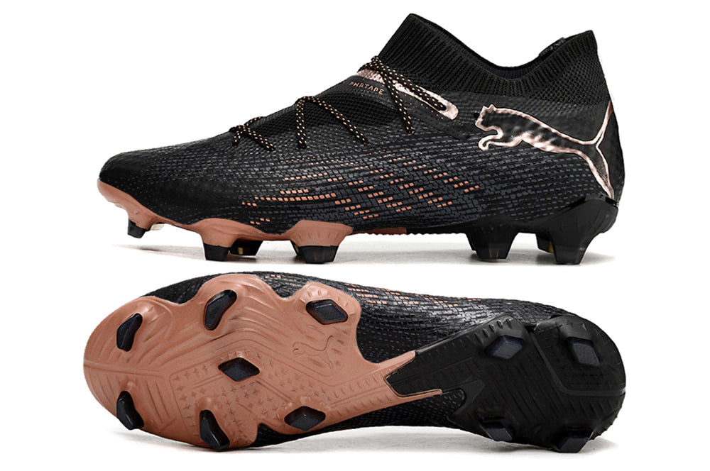 Chuteira Puma Future 7 Ultimate Campo FG - Preto/Marrom
