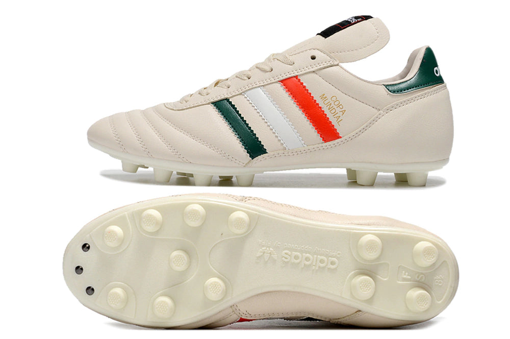 Chuteira Adidas Mundial Campo FG - Creme