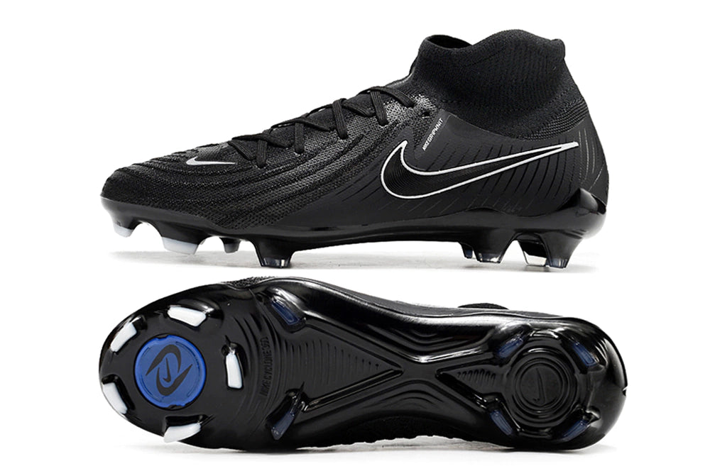 Chuteira Nike Campo Phantom Luna 2 Elite Campo FG - Preto/Branco