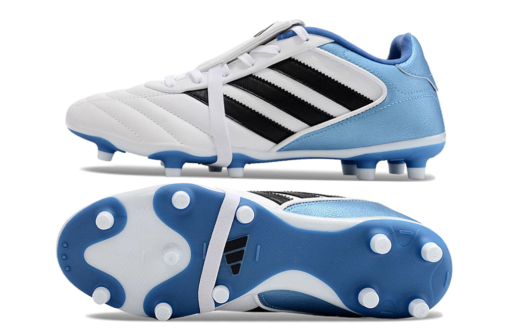 Chuteira Adidas Copa Gloro 2 Campo - Branco/Azul