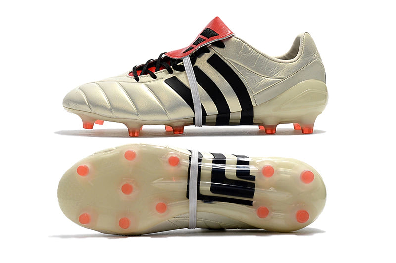 Chuteira Adidas Predator Mania FG - Bege/Preto