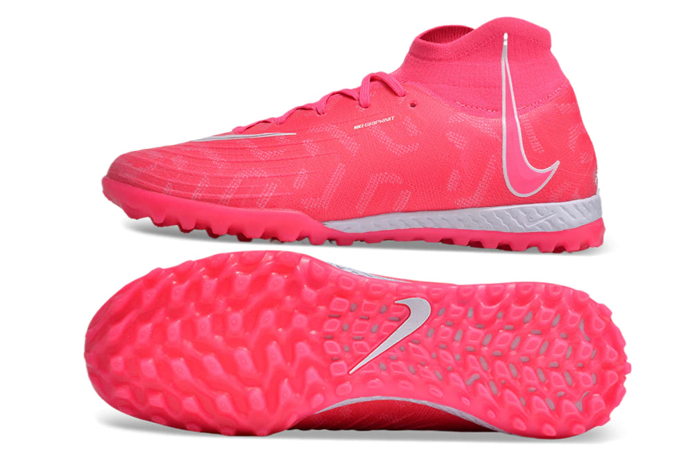 Chuteira Nike React Phantom Luna Elite Society - Rosa