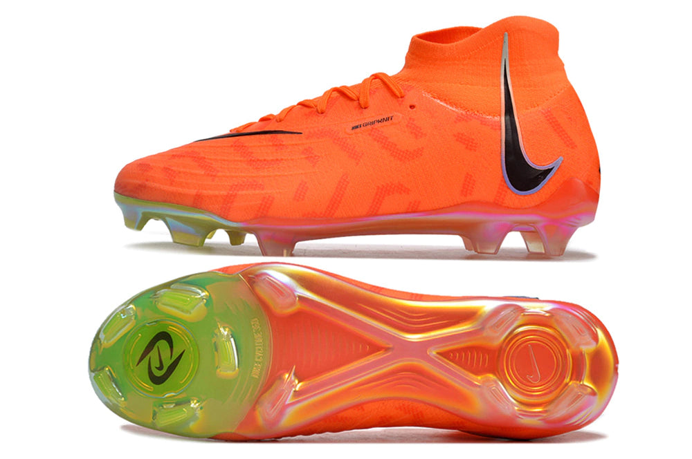 Chuteira Nike Phantom Luna Elite Campo FG - Laranja/Preto
