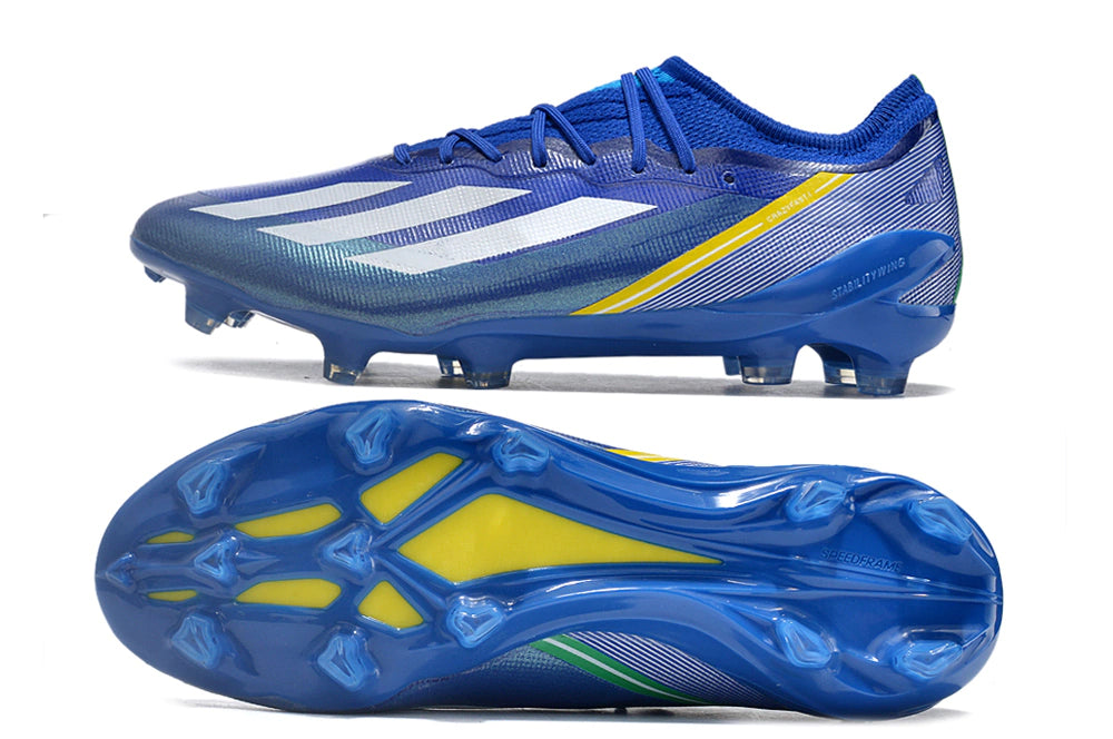 Chuteira Adidas X CrazyFast.1 FG - Azul/Branco
