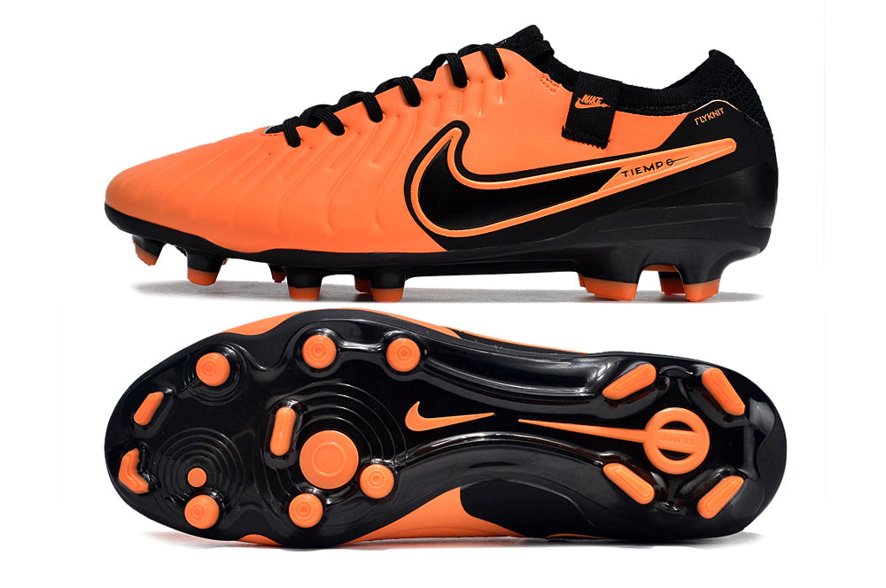 Chuteira Nike Tiempo Legend 10 Elite FG - Laranja/Preto