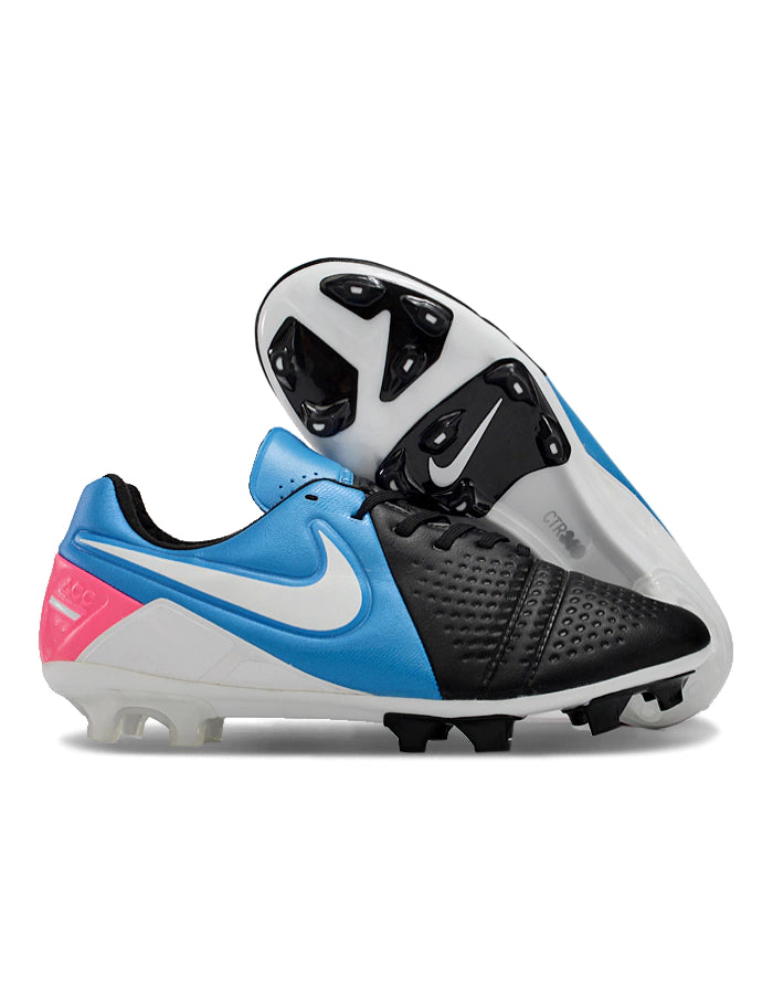 Chuteira Nike Tiempo CTR360 Maestri 3 Campo FG - Azul/Preto/Branco/Rosa