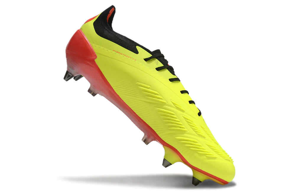Chuteira Adidas Predator Elite SG - Amarelo/Preto/Laranja