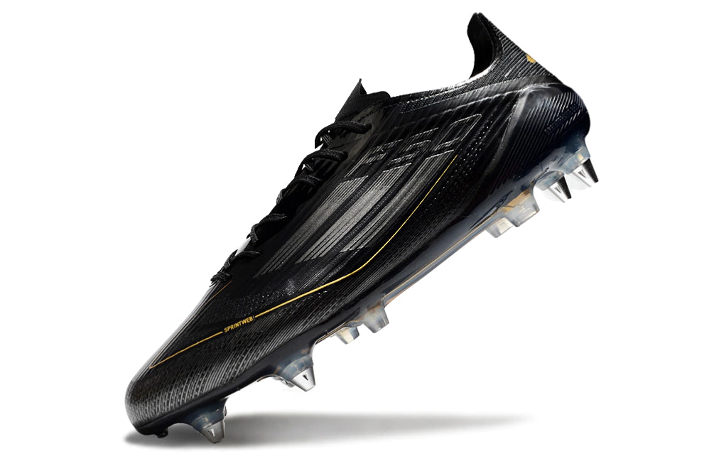 Chuteira Adidas F50 X Campo SG - Preto/Dourado