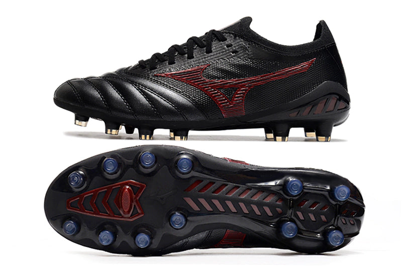 Chuteira Mizuno Morelia Neo 3 Campo FG - Preto/Vermelho