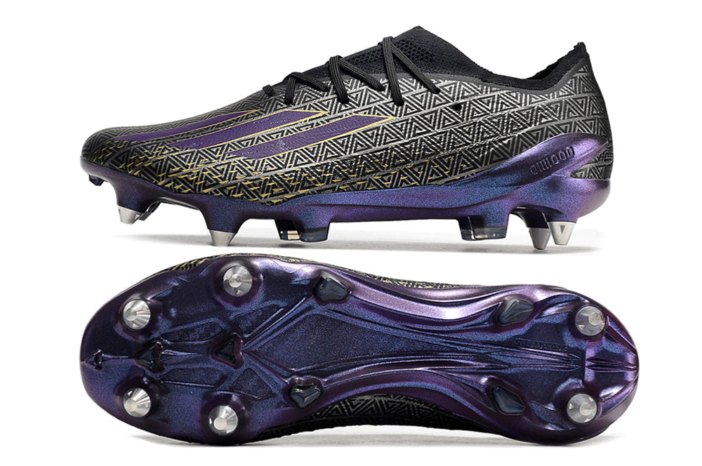 Chuteira Adidas X Speedportal.1 SG - Preto/Roxo