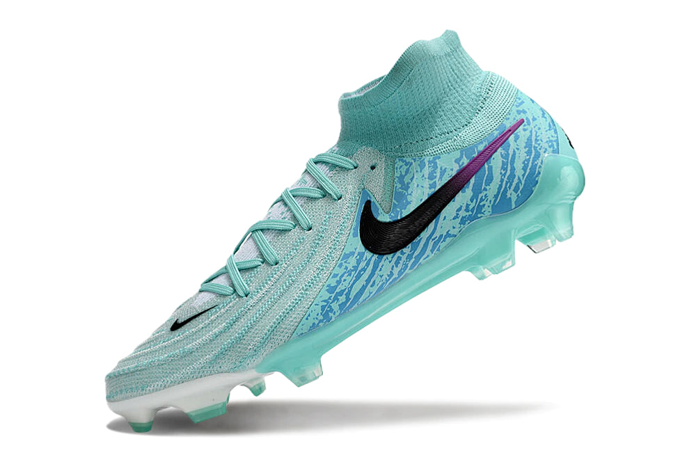 Chuteira Nike Campo Phantom Luna 2 Elite Campo FG - Azul/Preto