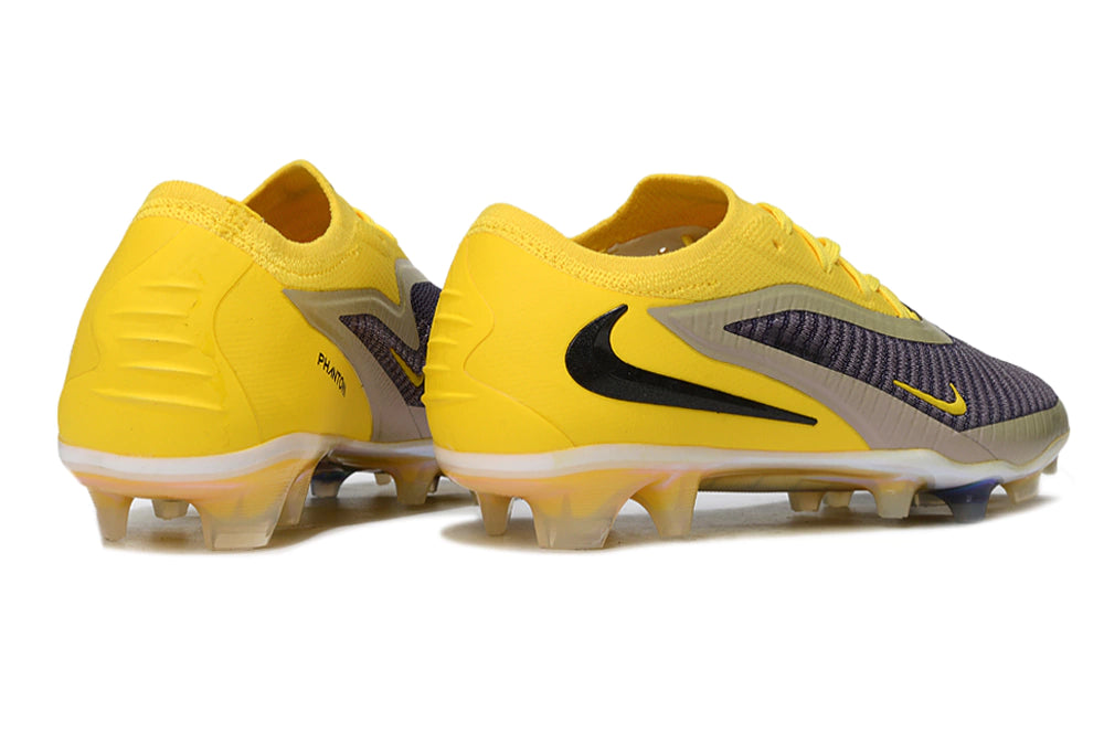 Chuteira Campo NIKE Phantom 6 Elite FG - Amarelo/Preto