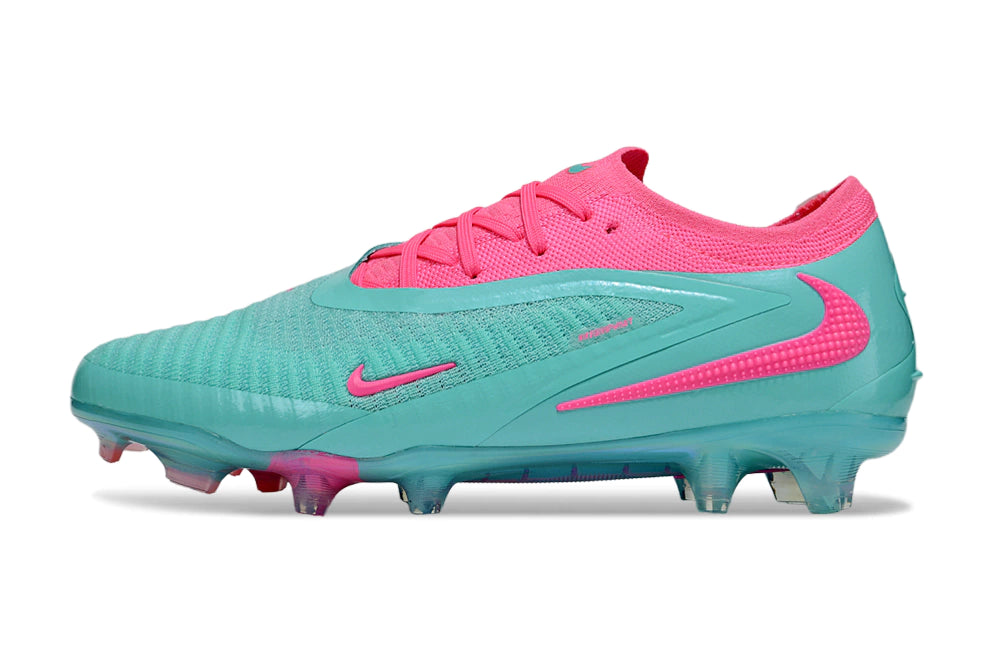 Chuteira Campo NIKE Phantom 6 Elite FG - Azul/Rosa
