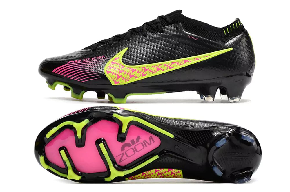 Chuteira Nike Air Zoom Mercurial Vapor 15 Elite FG - Preto/Amarelo