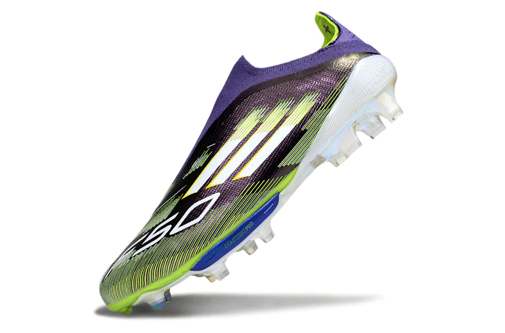 Chuteira Adidas F50+ Elite Campo - Roxo/Verde