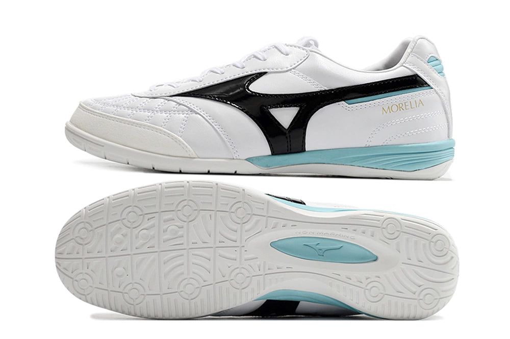 Chuteira Mizuno Morelia Sala Futsal - Branco/Preto