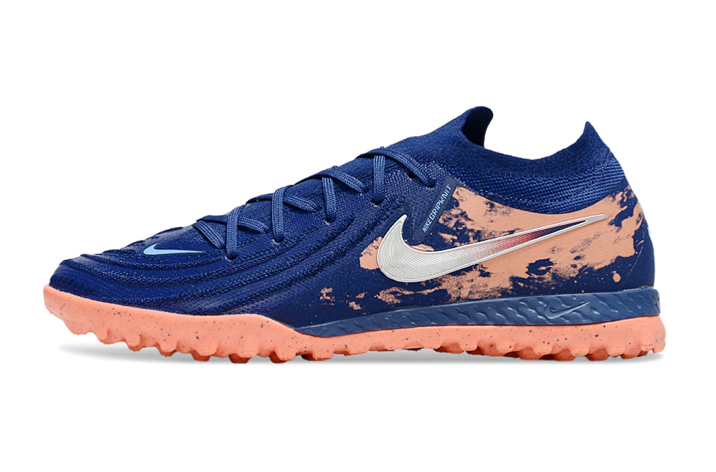 Chuteira Nike Phantom GX 2 Elite Society TF - Azul/Laranja