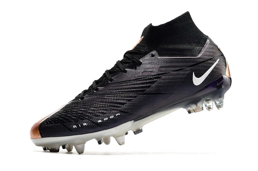 Chuteira Nike Air Zoom Mercurial Superfly 9 Elite SG - Preto/Branco