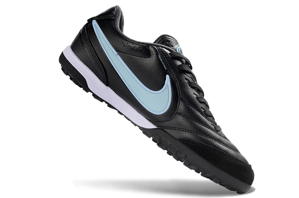 Chuteira Nike Tiempo Ligeira Pro Society - Preto/Azul