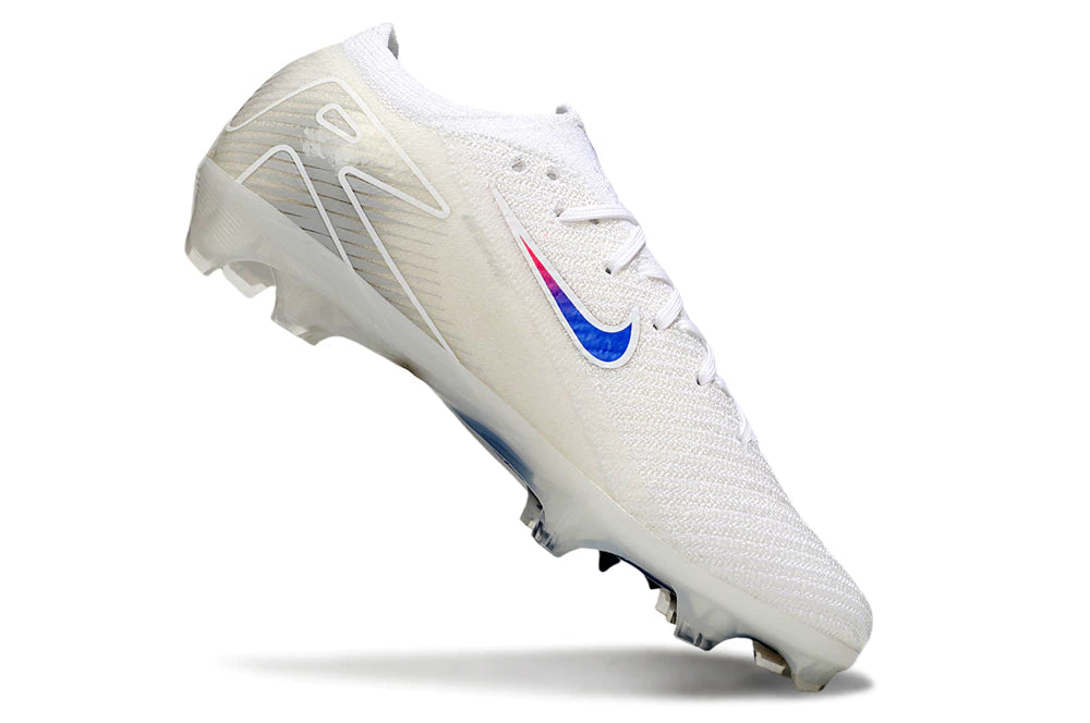Chuteira Nike Air Zoom Mercurial Vapor 16 Elite FG - Branco/Azul