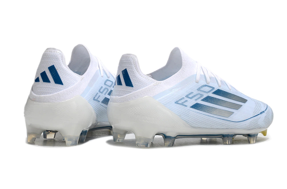 Chuteira Adidas F50 X Campo - Branco/Azul
