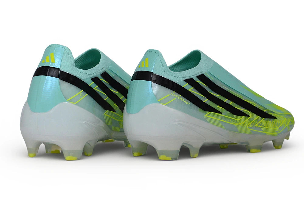 Chuteira Adidas F50 Hyperfast Laceless FG - Verde