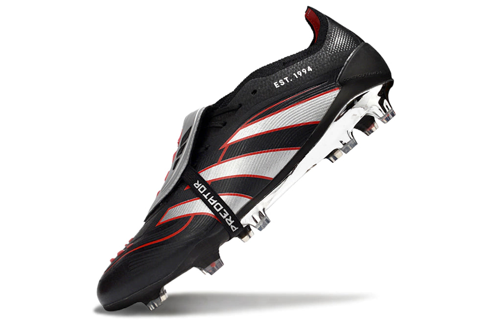 Chuteira Adidas Predator Elite Tongue 25 Campo - Preto/Branco
