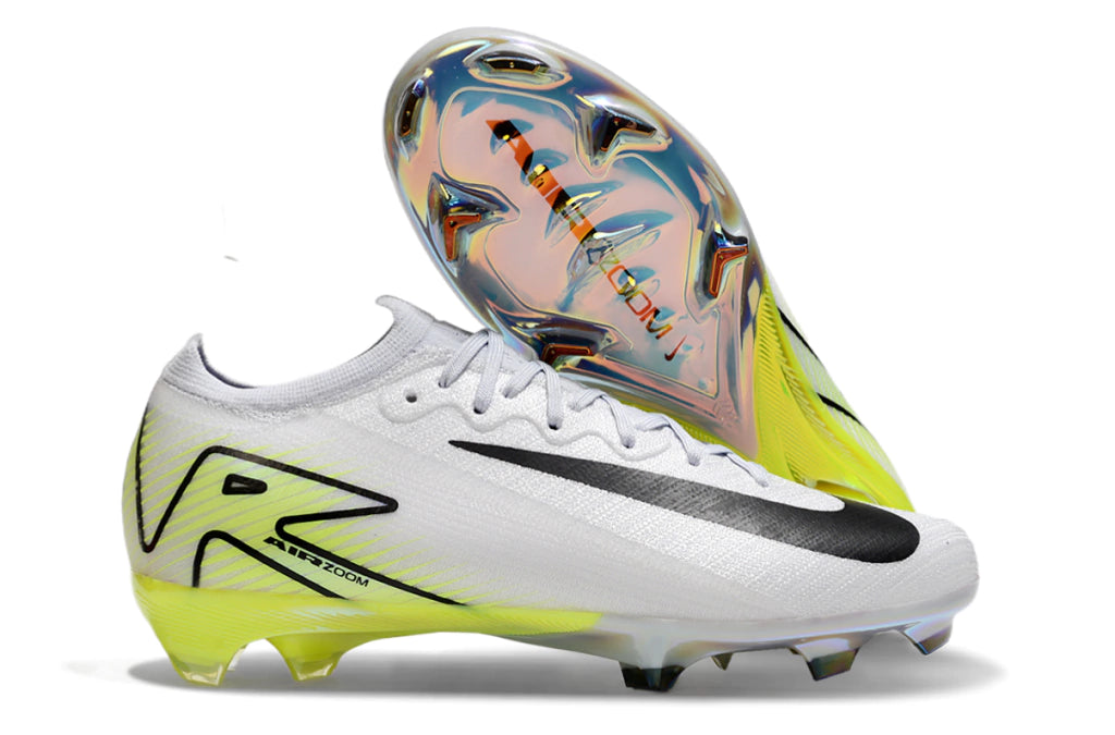 Chuteira Nike Air Zoom Mercurial Vapor 16 Elite FG - Branco/Verde