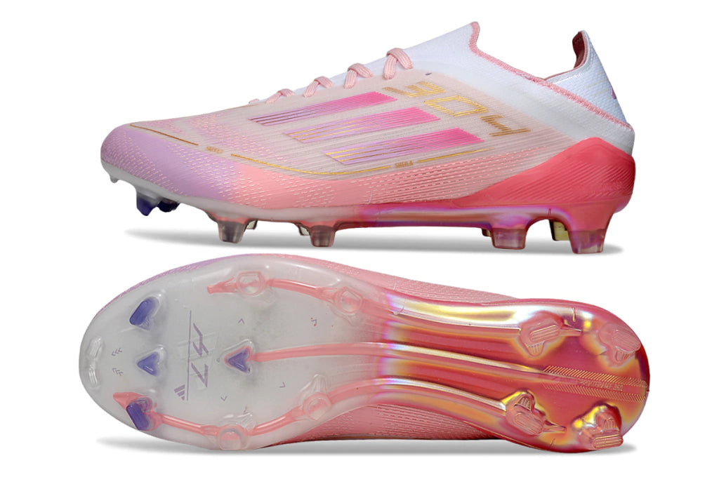 Chuteira Adidas F50 X Campo - Rosa