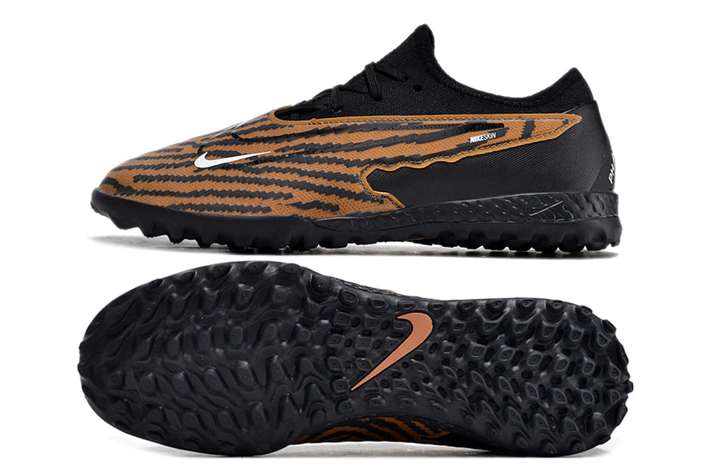Chuteira Nike Phantom GX Pro Society TF - Marrom/Preto