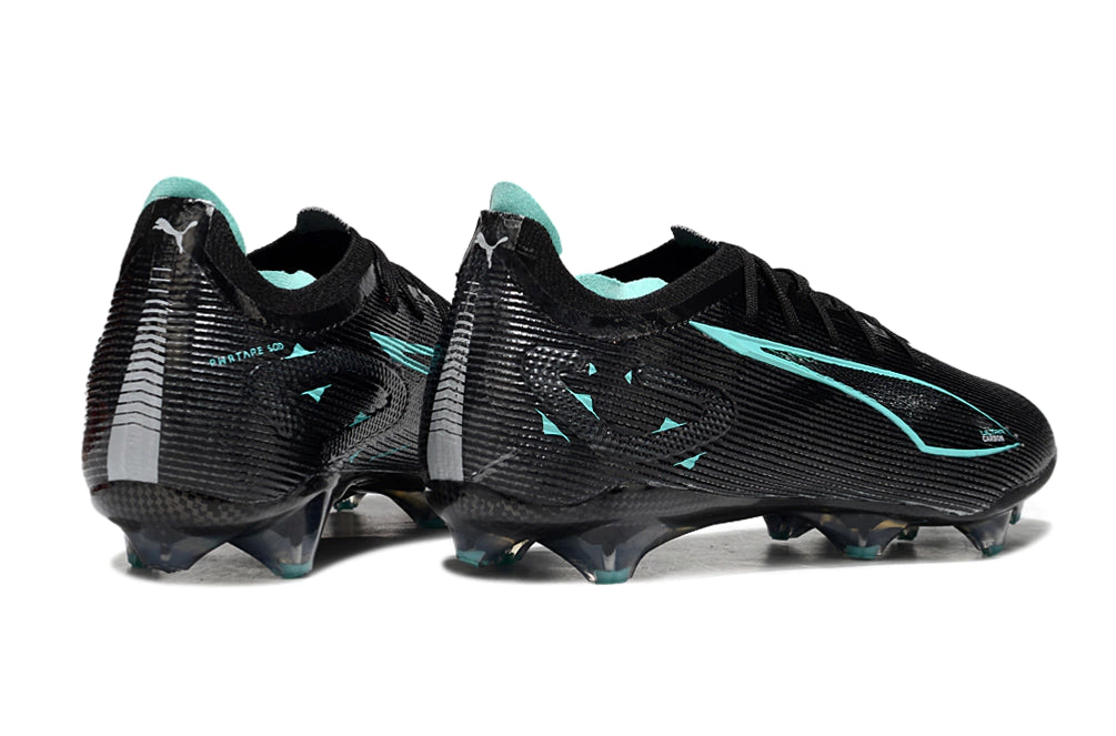 Chuteira Puma Ultra 5 Carbon FG - Preto/Azul