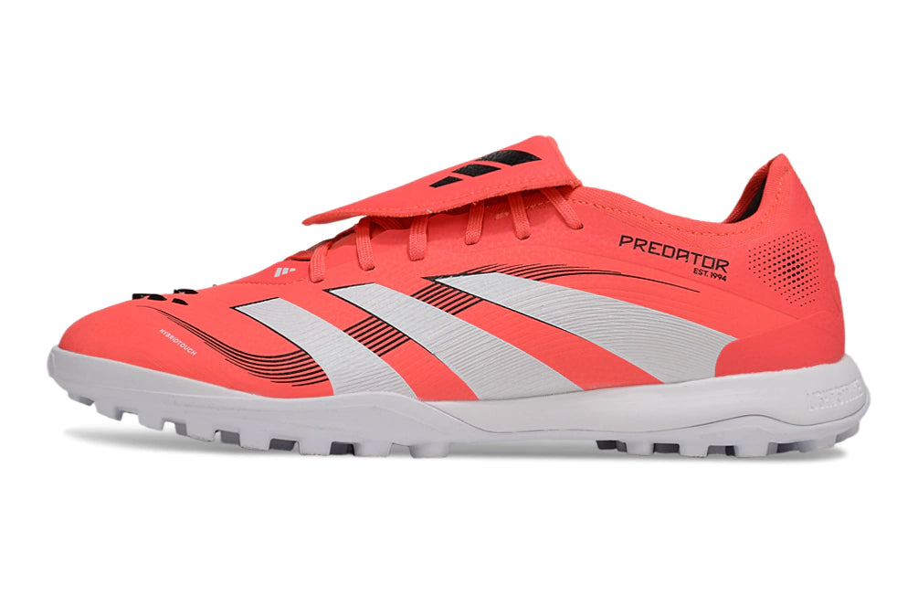 Chuteira Adidas Predator Tongue Elite 25 Society "Pure Victory"