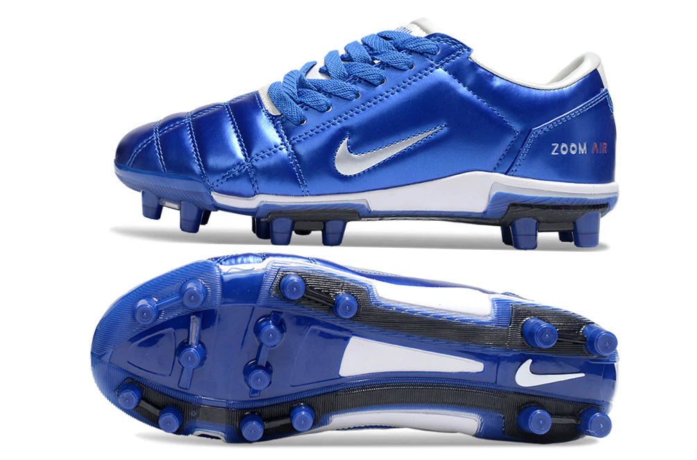 Chuteira Nike Total 90 Campo - Azul/Branco