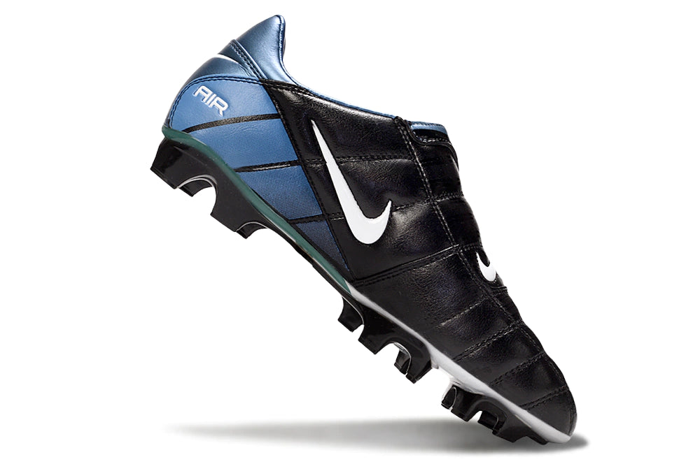 Chuteira Nike Total 90 Campo - Preto/Azul