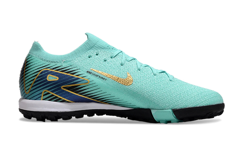 Chuteira Nike Mercurial Vapor 16 Elite Society - Azul/Dourado